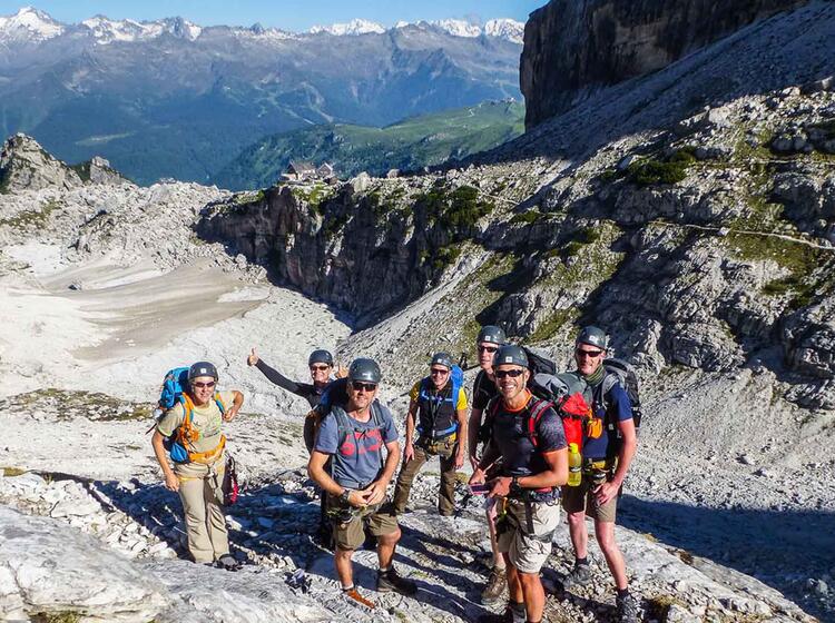 Brenta Klettersteige In Den Dolomiten | Mit Bergführer