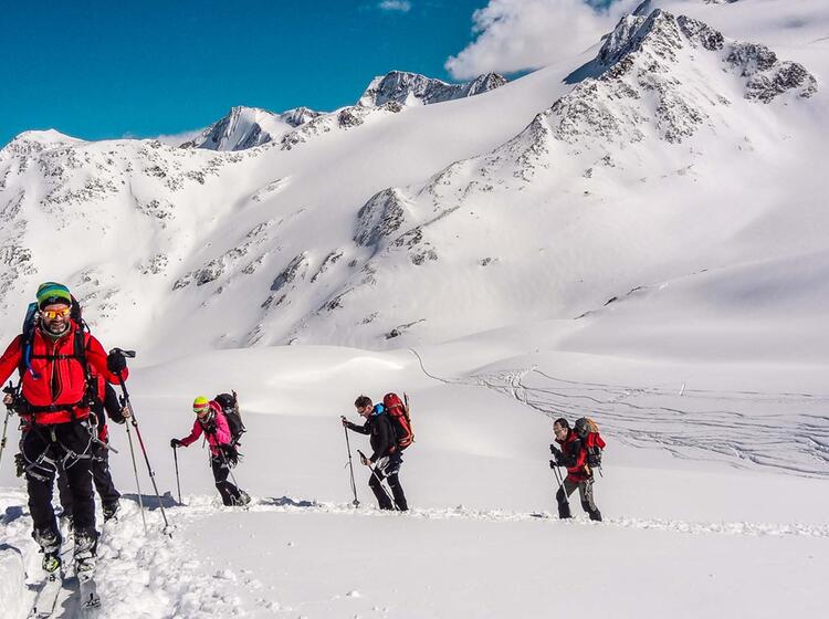 geführte Skitour Wildspitze mit Bergführer